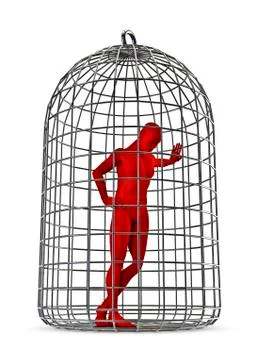 Jailbird Illustrazione stock