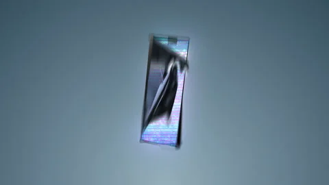 Jailbroken smartphone. footage with glitch effect or with digital artifacts Stock-Footage 145316285