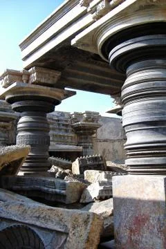 Jain Temple Pillars 写真素材