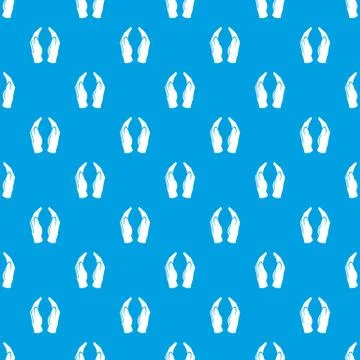 Jainism pattern vector seamless blue イラスト素材