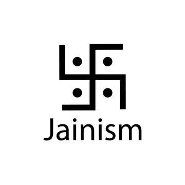 Jainism symbol icon vector Stock Illustration