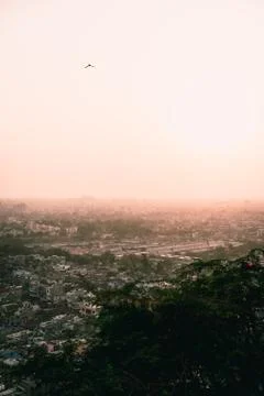 Jaipur, view at sunset Stock Photos