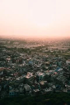 Jaipur, view at sunset Foto stock