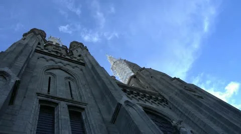 Jakarta Cathedral Video stock 10818494