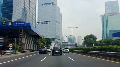 Jakarta Cityscape Stock Footage 287833849