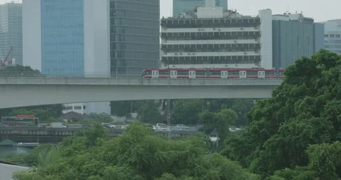 Jakarta Cityscape Stock Footage 308823180