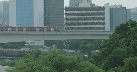 Jakarta Cityscape Stock Footage 308823362