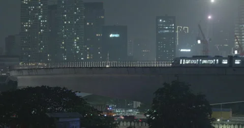 Jakarta Cityscape Stock Footage 310030820