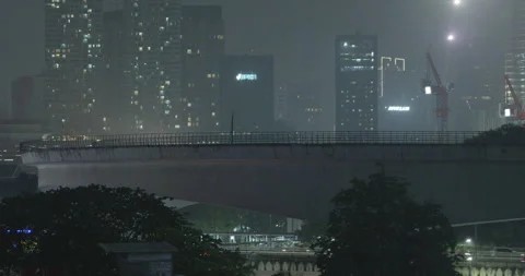 Jakarta Cityscape Stock Footage 310030833