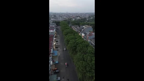 Jakarta at dusk Video stock 299892494