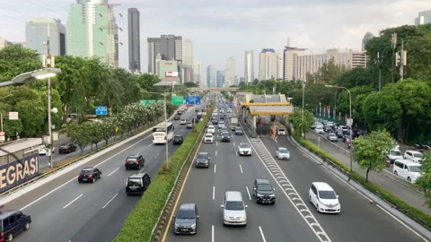 Jakarta Inner Ring Road Traffic Cars And... | Stock Video | Pond5