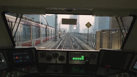 Jakarta Light Rail Transit Video stock 343943006