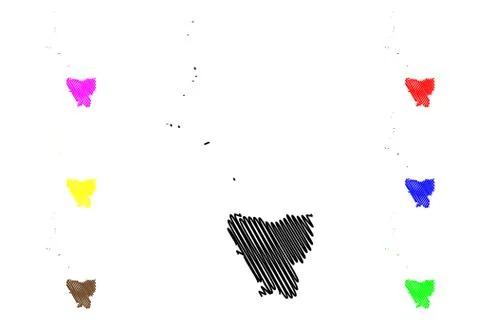 Jakarta map vector.... Stock Illustration