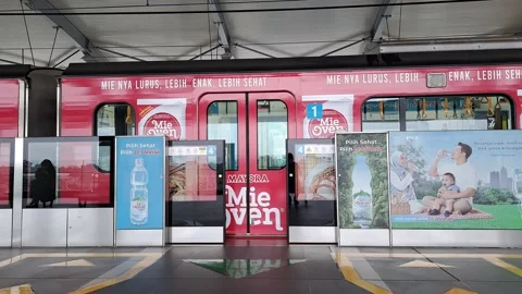 Jakarta MRT Stock Footage 228841130