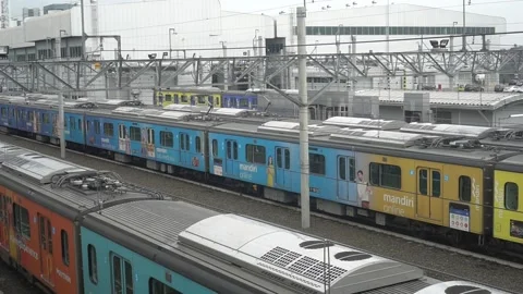 Jakarta MRT Station Stock Footage 153398863