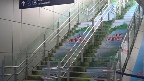 Jakarta MRT Station Stock Footage 153399200