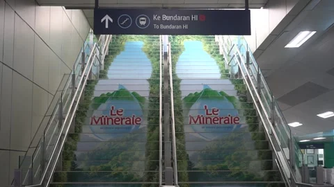 Jakarta MRT Station Stock Footage 153399581