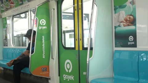 Jakarta MRT Station Stock Footage 153400235