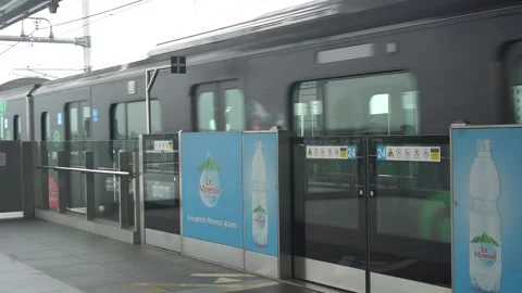 Jakarta MRT Station Stock Footage 153400253