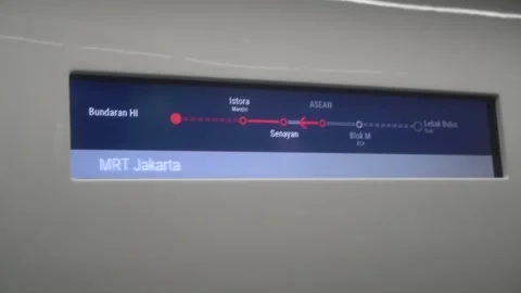 Jakarta MRT Station Stock Footage 154668832