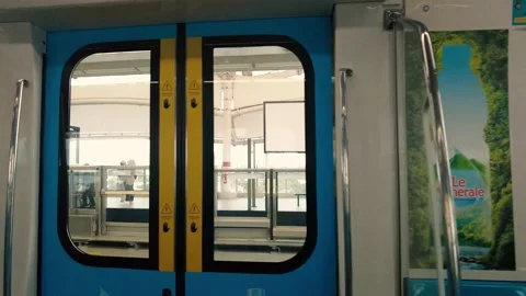 Jakarta MRT train network Stock Footage 211270724