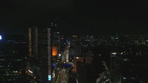 Jakarta night 3 Stock Footage