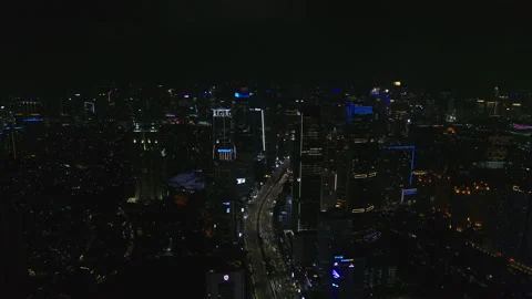 Jakarta night 4 库存影片 130783914