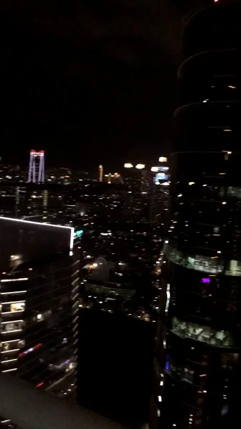 Jakarta at night Stock Footage 220235100