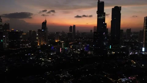 Jakarta at night Stock Footage 237205816