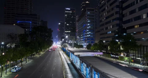 Jakarta Night Timelapse Stock-Footage 157694906