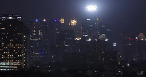 Jakarta Night Timelapse Stock-Footage 219888537