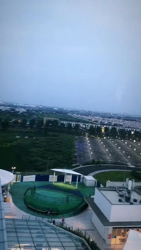 Jakarta Night View Stock Footage 225896543