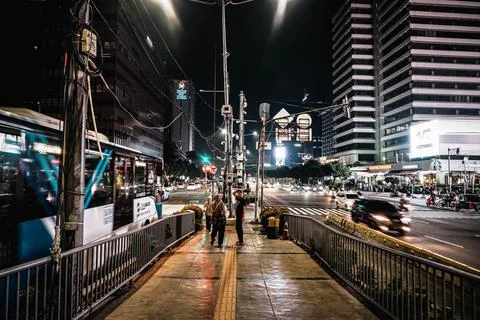 Jakarta Nightview Stock Photos