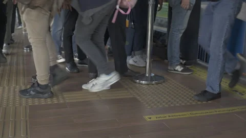 Jakarta Public Transportation Stock Footage 308656571