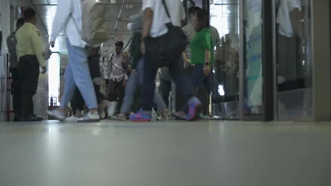 Jakarta Public Transportation Stock Footage 308657482