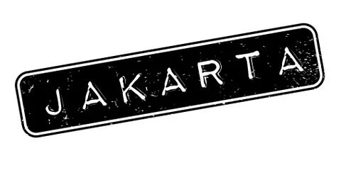 Jakarta rubber stamp Stock-Illustration