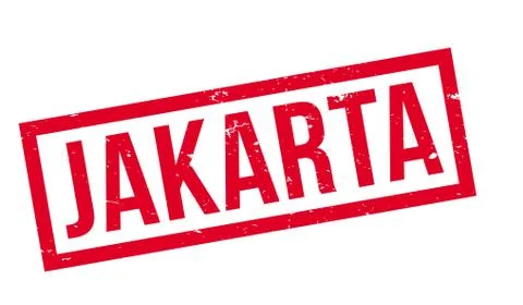 Jakarta rubber stamp Illustration