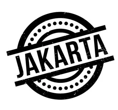 Jakarta rubber stamp Stock-Illustration