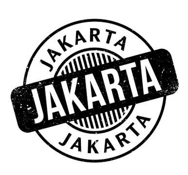 Jakarta rubber stamp Stock-Illustration