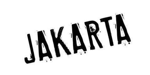 Jakarta rubber stamp Illustration