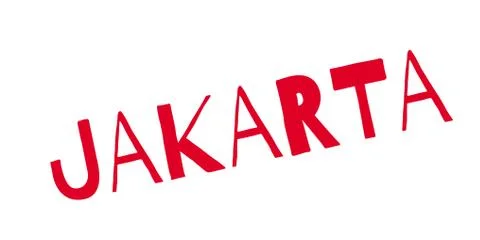 Jakarta rubber stamp Stock-Illustration