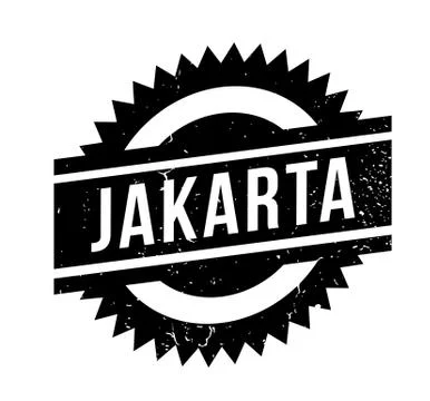 Jakarta rubber stamp Stock-Illustration