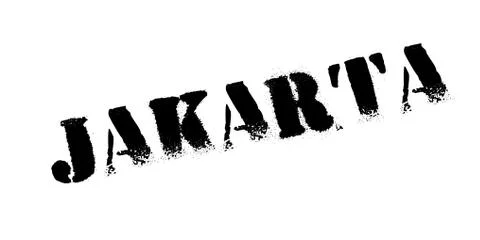 Jakarta rubber stamp Illustration