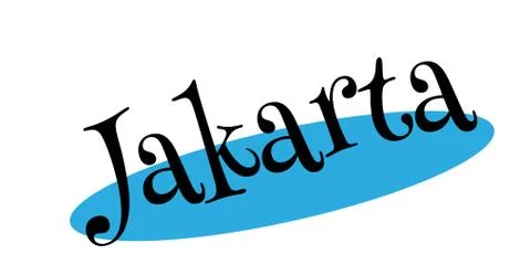 Jakarta rubber stamp Stock-Illustration