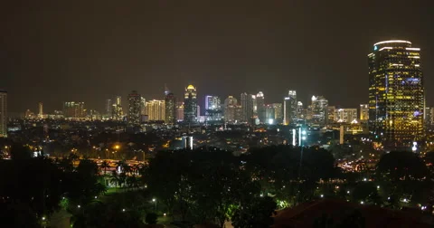 Jakarta Skyline in 4K Stock Footage 40449342