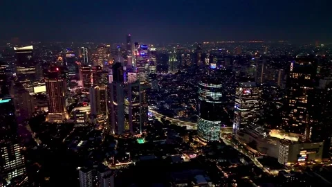 Jakarta Skyline Stock Footage 325365355