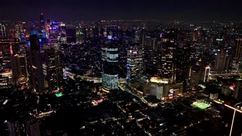 Jakarta Skyline Stock Footage 325365494