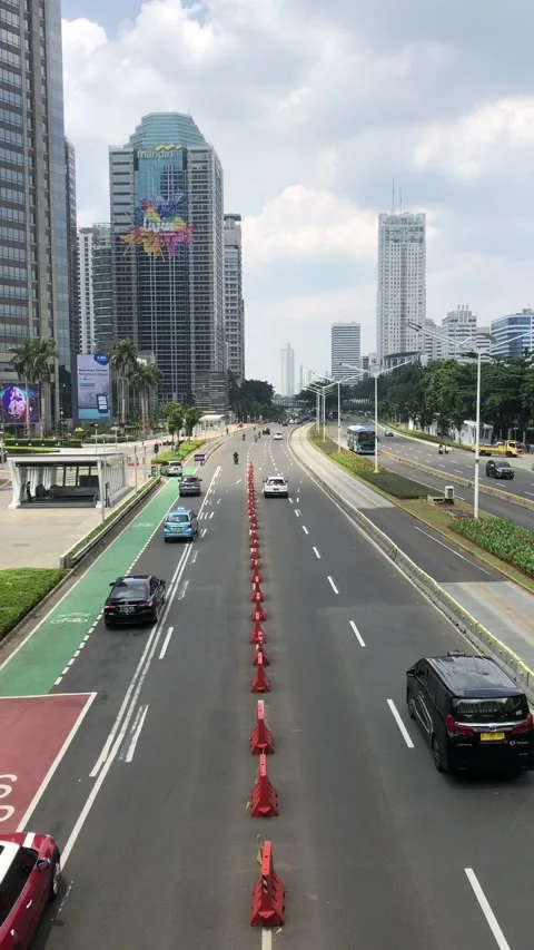 Jakarta Street 스톡 동영상 233719006