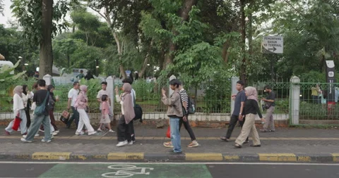 Jakarta Streets Video stock 330299535