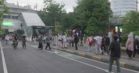 Jakarta Streets Stock Footage 330299568